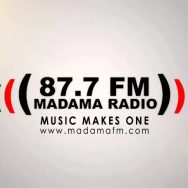 Logo for 87.7 FM Madama Radio