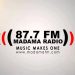 87.7 FM Madama Radio Logo